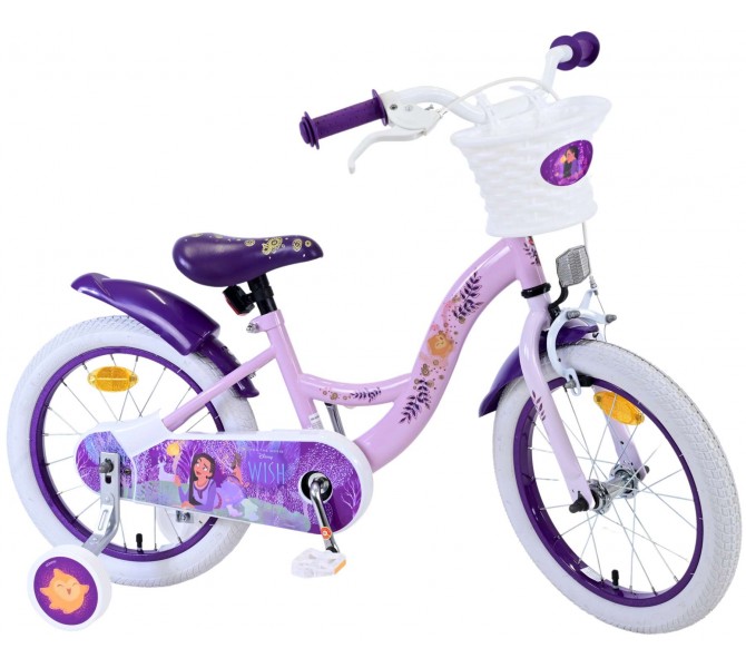 Disney Wish Kinderfiets Meisjes 16 inch Paars Bike